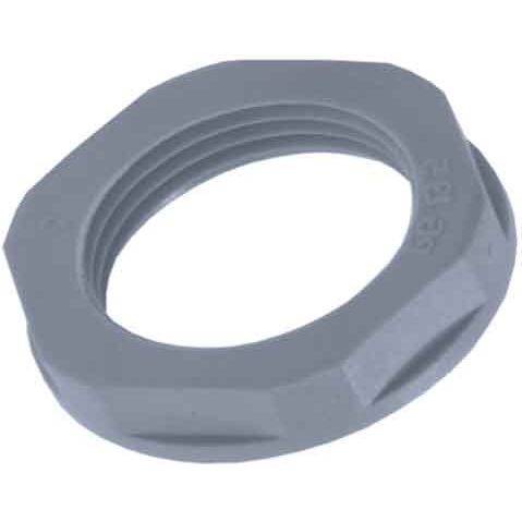 Lapp Zubehör - Gegenmutter für Kabelverschraubung SKINTOP-GMP-GL-PG-9-RAL- GMP-GL Pg9 R7001 SGY 7001-SGY − 100 Stück
