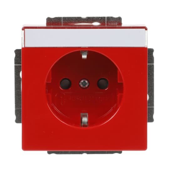 Busch-Jaeger - Steckdose SCHUKO Steckdosen-Einsatz 20 EUCNB-12-82 rot RAL3020