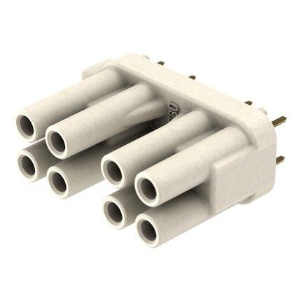 Harting - Leiterplattensteckverbinder Leiterplattenadapter 7,5A 09160009922 Liquid-crystal poly. − 20 Stück