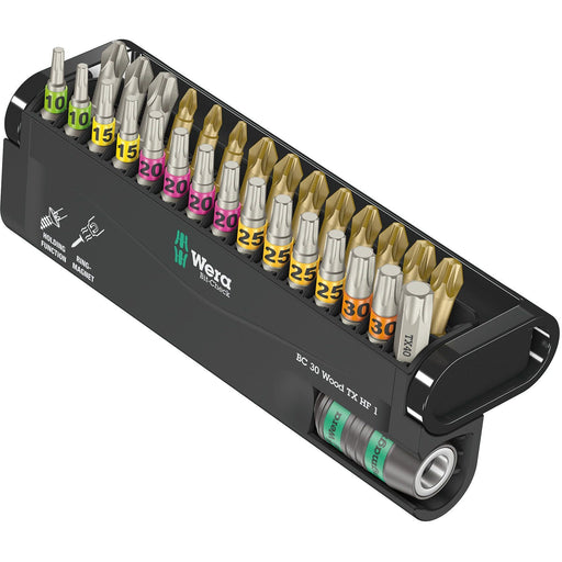 Wera - Bit-Set Bit-Check 30 Wood 05057436001 TX HF 1, 30-teilig