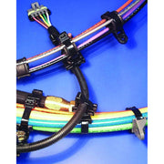 HellermannTyton - Befestigungssockel und -element für Kabelbinder Befestigungselement DSWS5-HS-BK-L1 sw − 50 Stück