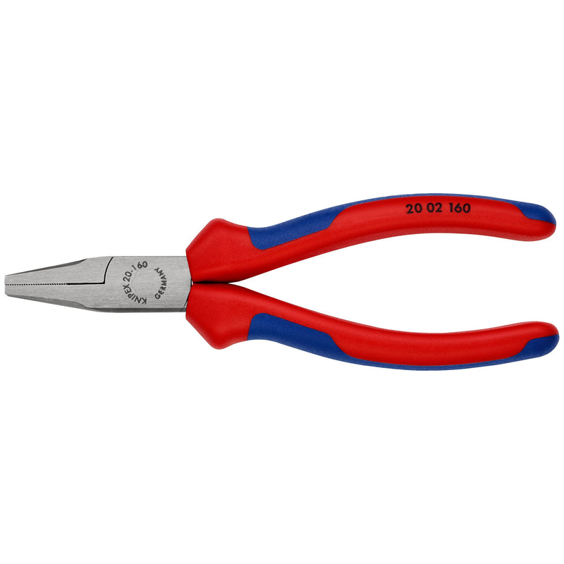 Knipex - Flachzange 20 02 160 SB schwarz, 160mm