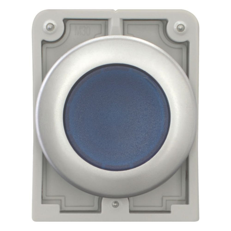 Eaton - Frontelement für Drucktaster Leuchtdrucktaste M30C-FDL-B blau, flach