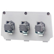 Mennekes - Zubehör/Ersatzteile für CEE-Steckvorrichtungen (IEC 60309) Modulplatte 25036 grau