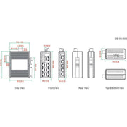 MOXA - Netzwerk Switch MOXA Ethernet Switch EDS-208 8x 10/100BaseT(X)