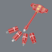 Wera - Handgriff für Steckschlüssel-Einsätze VDE Adapterschraubendreher 05005120001 Quergriff, für 3/8Z