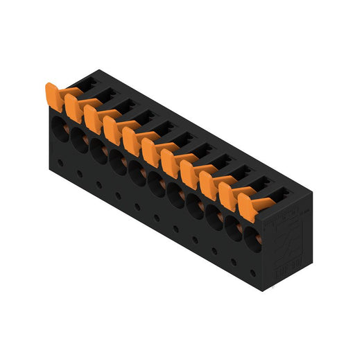 Weidmüller - Leiterplattenklemme Leiterplattenklemme LUF 10,0 #2453780000 11/90V 5,0SN BK BX − 10 Stück