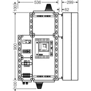 Hensel - Verteilerbaugruppe mit Leistungsschalter PV-Freischaltstelle Mi AE 5254 220kVA, 4-p. m.LS+NA
