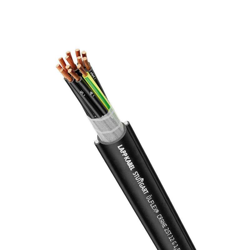 Lapp Kabel&Leitung - Energiekabel < 1 kV, für ortsveränderlichen Einsatz ÖLFLEX CRANE 2ST 8G1.5 2027503/500 − 500 Meter