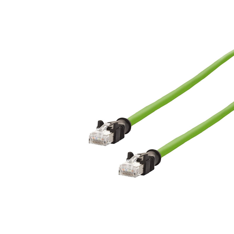 Metz Connect - Patchkabel Kupfer Industrie Verbindungsleitung RJ45 142M2X55010 1m gn 8-polig
