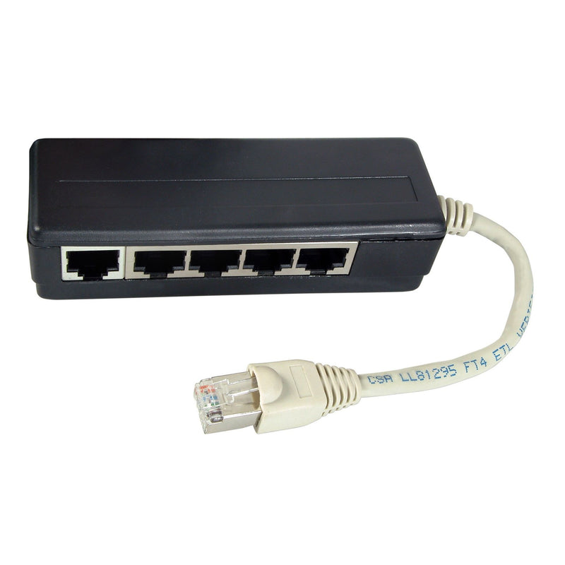 EFB-Elektronik - Kommunikationstechnik-Adapter ISDN-5-fach Adapter K5117.015 geschirm.RJ45-Buchse