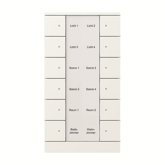 Busch-Jaeger - Bussystem-Tastsensor Bedienelement 12-fach SB/U12.0.11-884 studioweiß matt