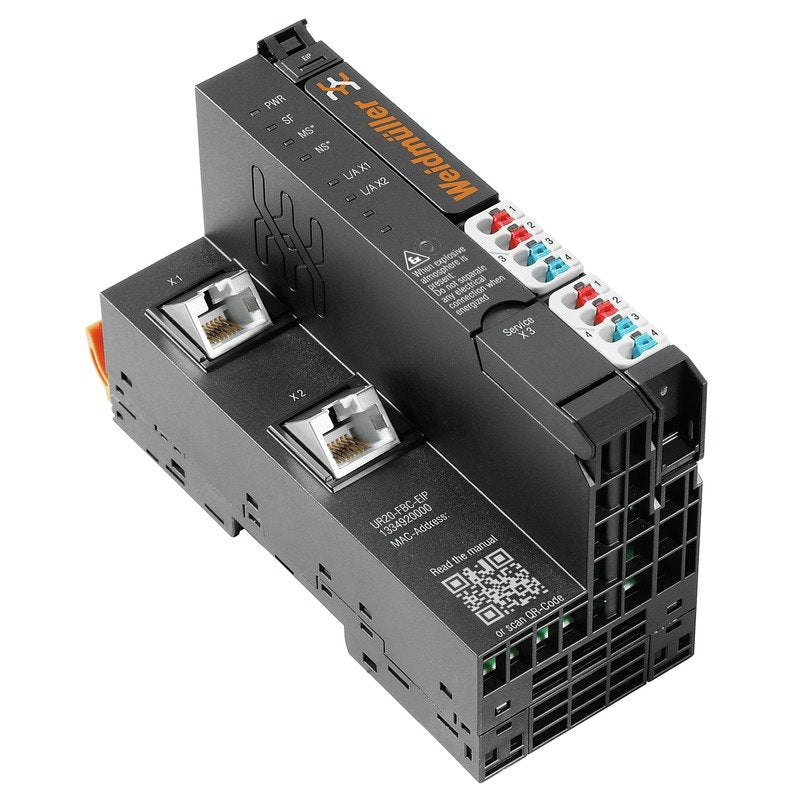 Weidmüller - Feldbus, Dez. Peripherie - Grundgerät Remote-IO-Feldbus-Koppler UR20-FBC-EIP IP20, EtherNet/IP