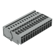 WAGO - Ein- und mehrpolige Klemmenleiste 1-Leiter-Stiftleiste 769-614/001-000 CAGECLAMP,4mm²,gr − 15 Stück