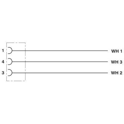 Phoenix Contact - Konfektioniertes Sensor-Aktor-Kabel Sensor-/Aktor-Kabel SAC-3P- 2,0-#1407303