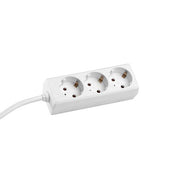 Bachmann - Mehrfachsteckdose Steckdosenleiste 3f. 387.271S m.Winkelstecker ws