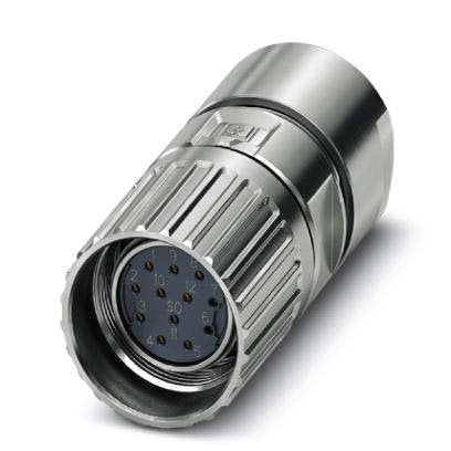 Phoenix Contact - Rundsteckverbinder, feldkonfektionierbar (Industriesteckverbinder) Kabelsteckverbinder M23-12S1N8A80DU