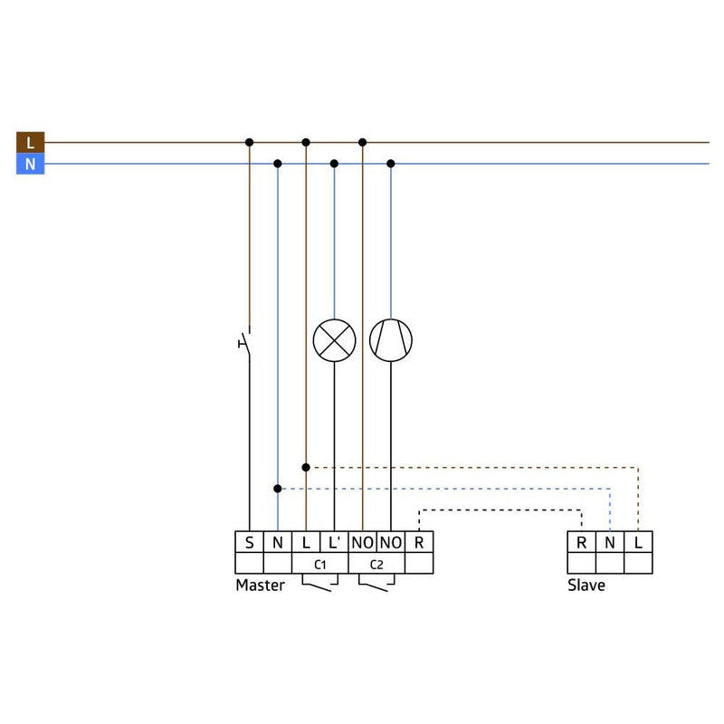 BEG Brück Electronic - Bewegungsmelder/Präsenzmelder komplett Präsenzmelder Indoor180-M-2C m.R