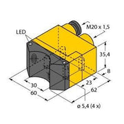 Turck - Induktiver Näherungsschalter Sensor NI4-DSU35TC-2AD4X2 induktiv − 1 Stück