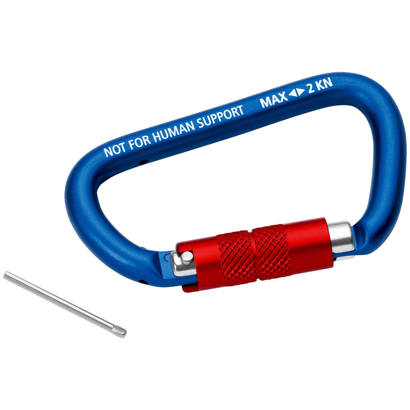 Knipex - Karabinerhaken Werkzeug-Sicherungssystem 00 50 03 T BK 2 Stück, Gewicht 28g