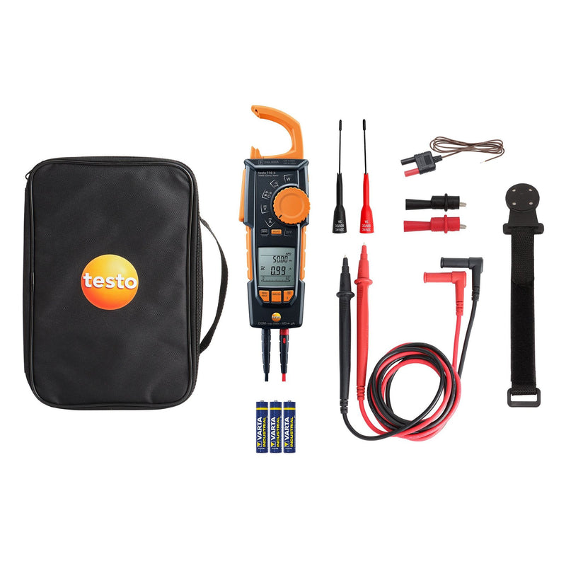 Testo - Zangenmessgerät Stromzangen-Set Bluetooth 0590 7703 03 testo 770-3 − 1 Stück