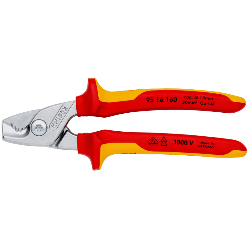 Knipex - Kabelschere VDE Kabelschere 95 16 160 bis D15mm/50qmm