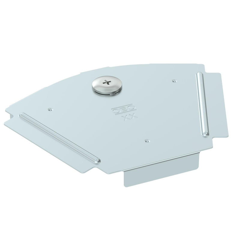 OBO Bettermann - Deckel Bogen für Kabeltragsystem Deckel für 45Grad-Bogen RBD 45 100 FS B100mm, bandverzinkt