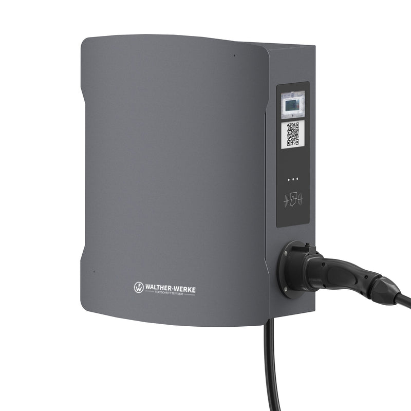 WaltherWerkeE-Mobil - Ladestation E-Mobility Wallbox smartEVO uno con+ 98601314E Ladekuppl.max.22kW