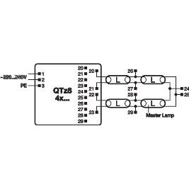 OSRAM BETRIEBSGERÄTE - Vorschaltgerät EVG QTz8 4X18