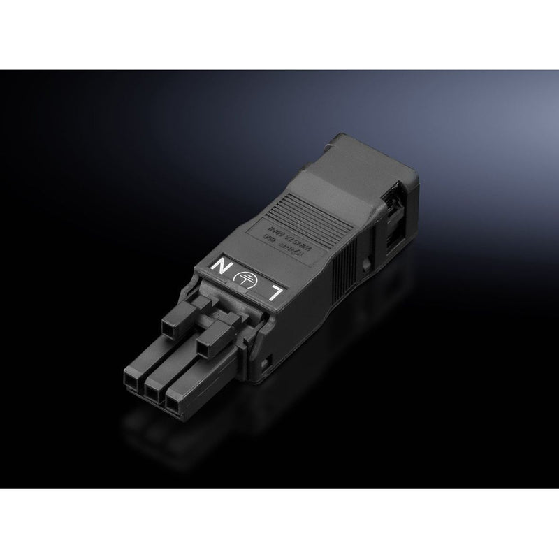 Rittal - Kompaktverteiler für steckbare Gebäudeinstallation Buchse SZ 2500.600 (VE5) 3 polig, 100-240V
