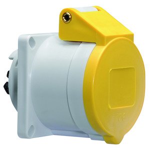 Bals Elektrotech - CEE-Anbausteckdose (IEC 60309) Anbausteckdose gerade 16A 13673 4p 110V 4h IP44