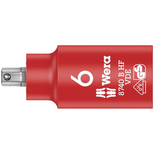 Wera - Steckschlüssel Bit-Nuss 004902 6 mm