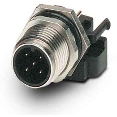 Phoenix Contact - Rundsteckverbinder, feldkonfektionierbar (Industriesteckverbinder) Einbausteckverbinder SACC-DSIV-M #1694211 Sensor-/Aktor-Wandd. − 10 Stück