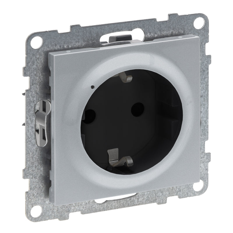 Legrand - Steckdose Schutzko-Steckdose Legrand 765740 Aluminium