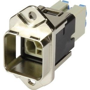 Harting - Rechtecksteckverbinder, Set (Industriesteckverbinder) Steckverbinder Wanddurch- 09352340311 führungsset