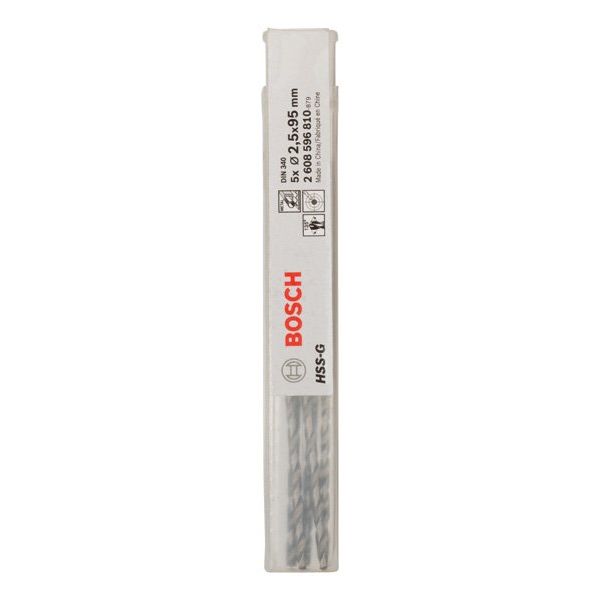 Bosch - Bohrer PRO Metal HSS-G 2608596810 Spiralbohrer 2,5 x