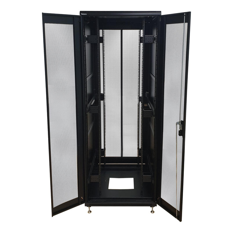 Televes - Netzwerk-/Serverschrank 19" Netzwerkschrank MSR1942-81P 42U,800x1000mm,perf