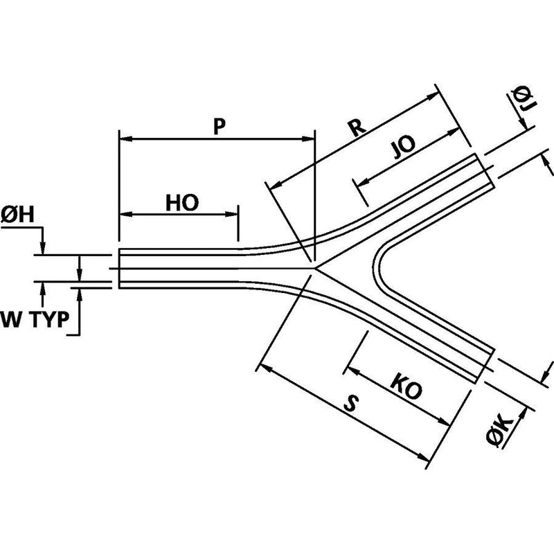 HellermannTyton - Aufteilkappe Flachprofilformteil 492H412-9-PO-X-BK(5) schwarz − 5 Stück