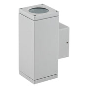 EVN Lichttechnik - Decken-/Wandleuchte Wandanbauleuchte 485015N alu GU10 2-flg.IP54