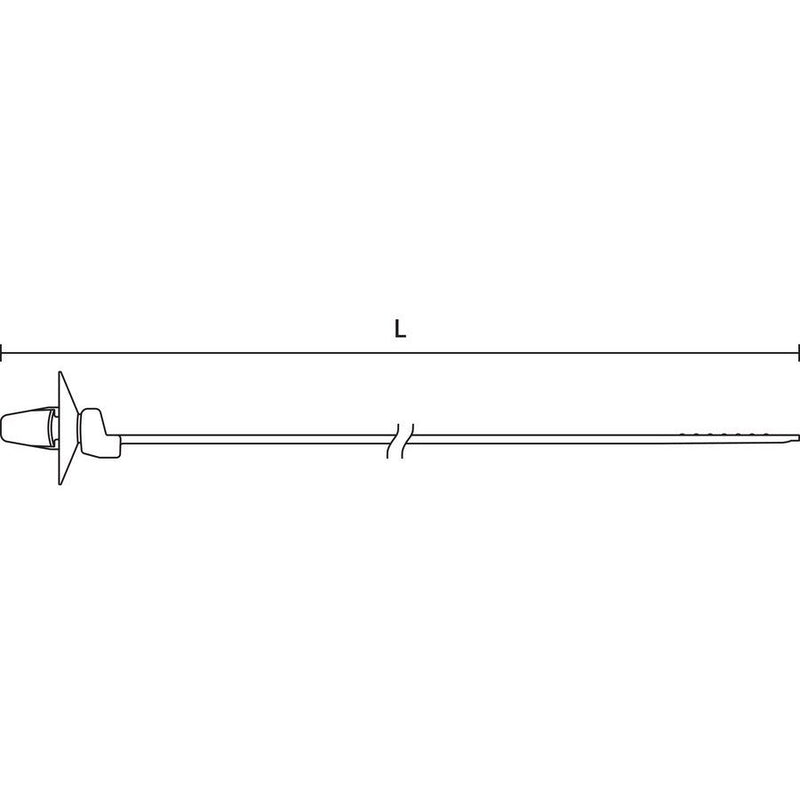 HellermannTyton - Kabelbinder Befestigungsbinder 1tlg. 126-00183(9000) − 9000 Stück