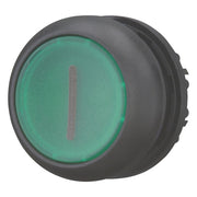 Eaton - Frontelement für Drucktaster Leuchtdrucktaste M22S-DL-G-X1 flach,grün,beschr. − 10 Stück