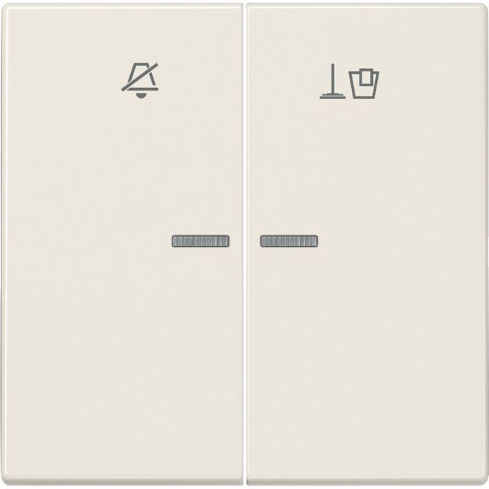 Jung - Abdeckung/Bedienelement für Installationsschalterprogramme Hotelwippe Innenstelle LS RU KO5 M n.stören,Zimmer aufr