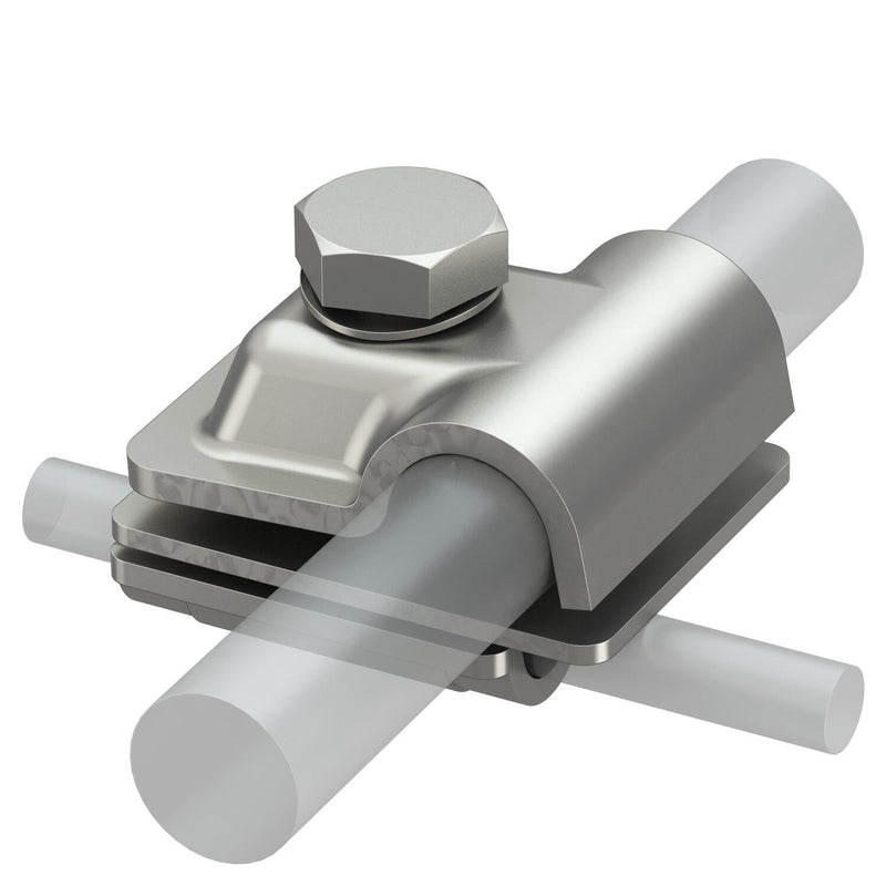 OBO Bettermann - Verbinder für Blitzschutz Schnellverbinder 249 8-10X16 VA 8-10mm/16mm − 10 Stück