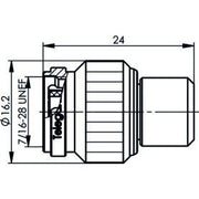 Telegärtner - Abschlusswiderstand TNC-Abschlusswiderstand 100023839 (M),1W,2.5GHz,50Ohm