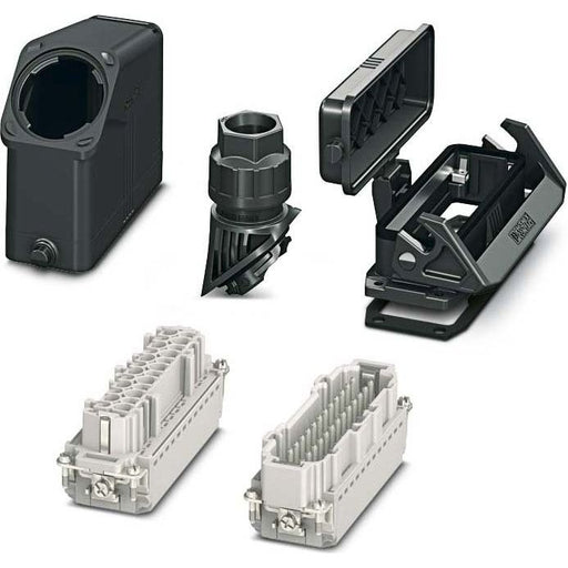 Phoenix Contact - Rechtecksteckverbinder, Set (Industriesteckverbinder) Steckverbinder-Set HCEVOB24PTB #1408794
