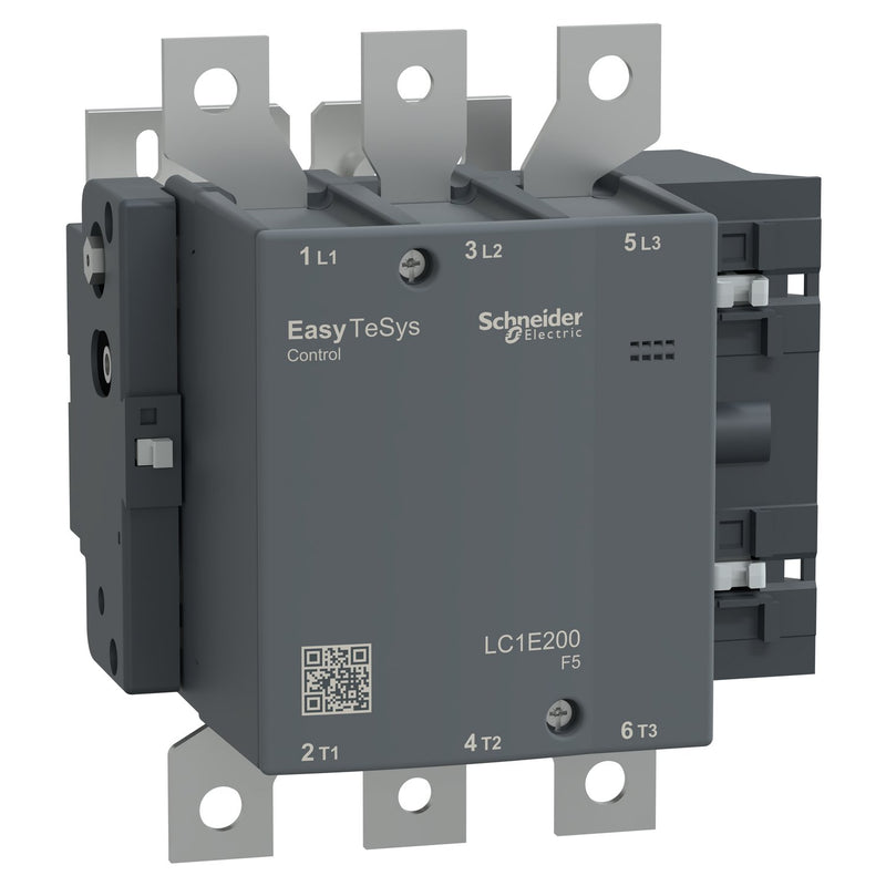 Schneider Electric - Leistungsschütz zum Schalten von Wechselstrom Leistungsschütz Easy TeSys LC1E200F5 3P 200A 110VAC 50HZ − 12 Stück