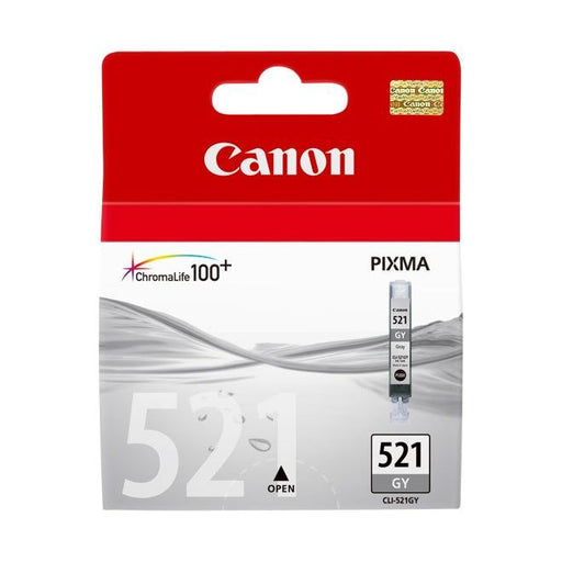 Canon - Verbrauchsmaterial für Telefax/Drucker/MFC Tintenpatrone CLI-521GY 9ml grau