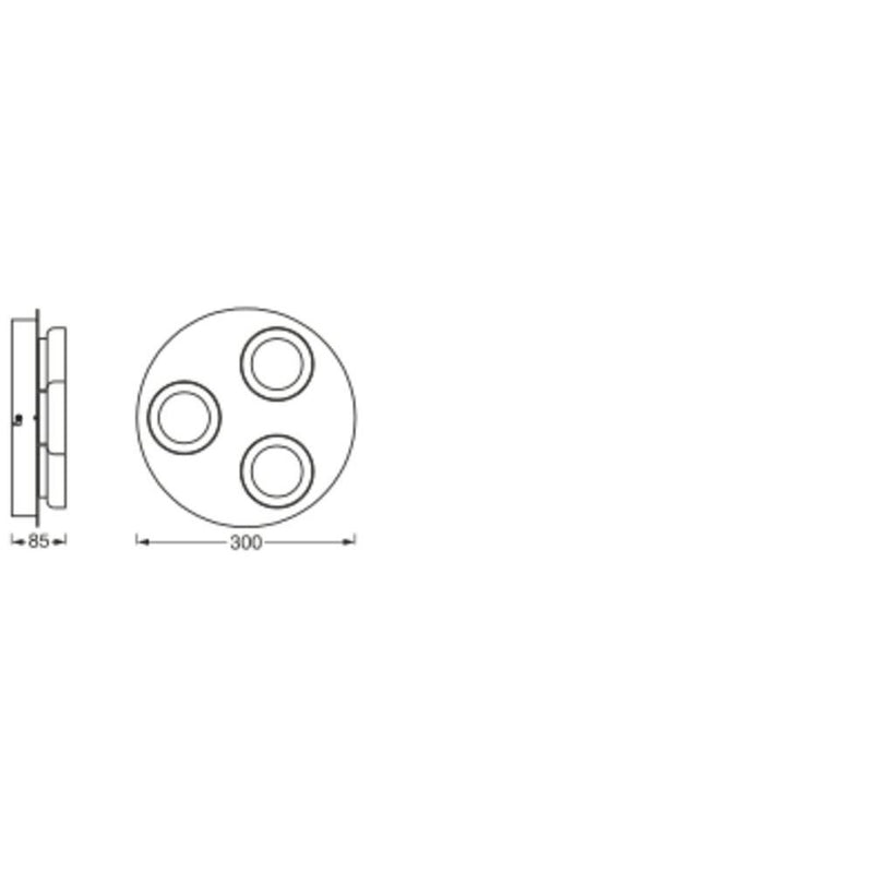 Ledvance - Decken-/Wandleuchte LED-Wand-/Deckenleuchte SMART+#4058075573741 WiFi  − 1 Stück