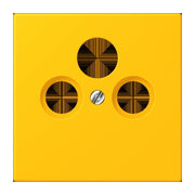 Jung - Einsatz/Abdeckung für Kommunikationstechnik Abdeckung für Sat/BK-Dose LC 990 SAT 263 le jaune vif (4320W)