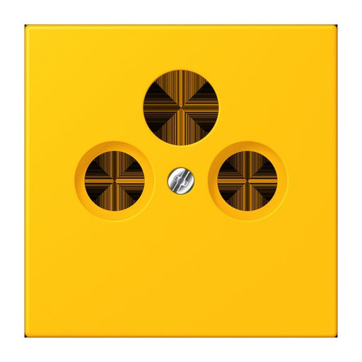 Jung - Einsatz/Abdeckung für Kommunikationstechnik Abdeckung für Sat/BK-Dose LC 990 SAT 263 le jaune vif (4320W)